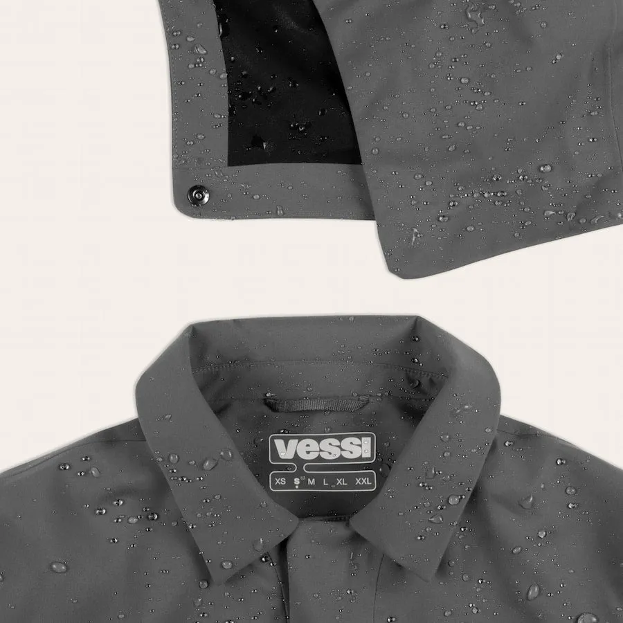 Men's Trinity Rain Jacket - Grey sold by Vessi product image thumbnail 3