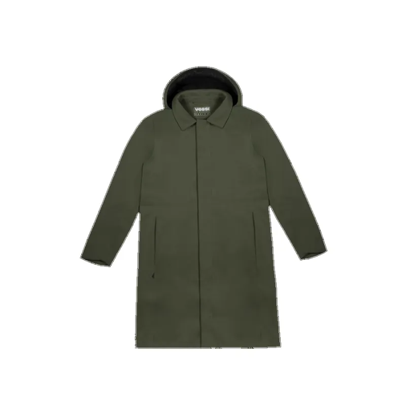 Men's Trinity Rain Jacket - Dark Moss sold by Vessi