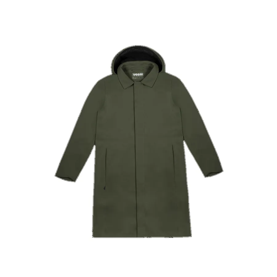 Men's Trinity Rain Jacket - Dark Moss sold by Vessi