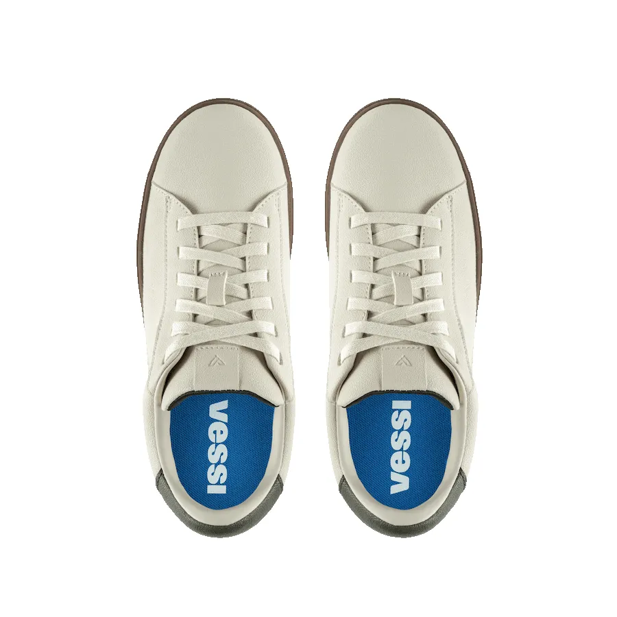 Women's Soho Sneaker - Dune/Dark Moss sold by Vessi product image thumbnail 5