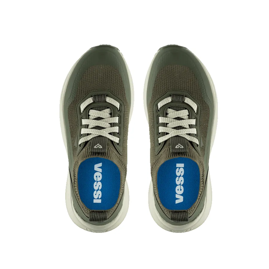 Women's Stormburst Low Top - Dark Moss/Trail sold by Vessi product image thumbnail 5