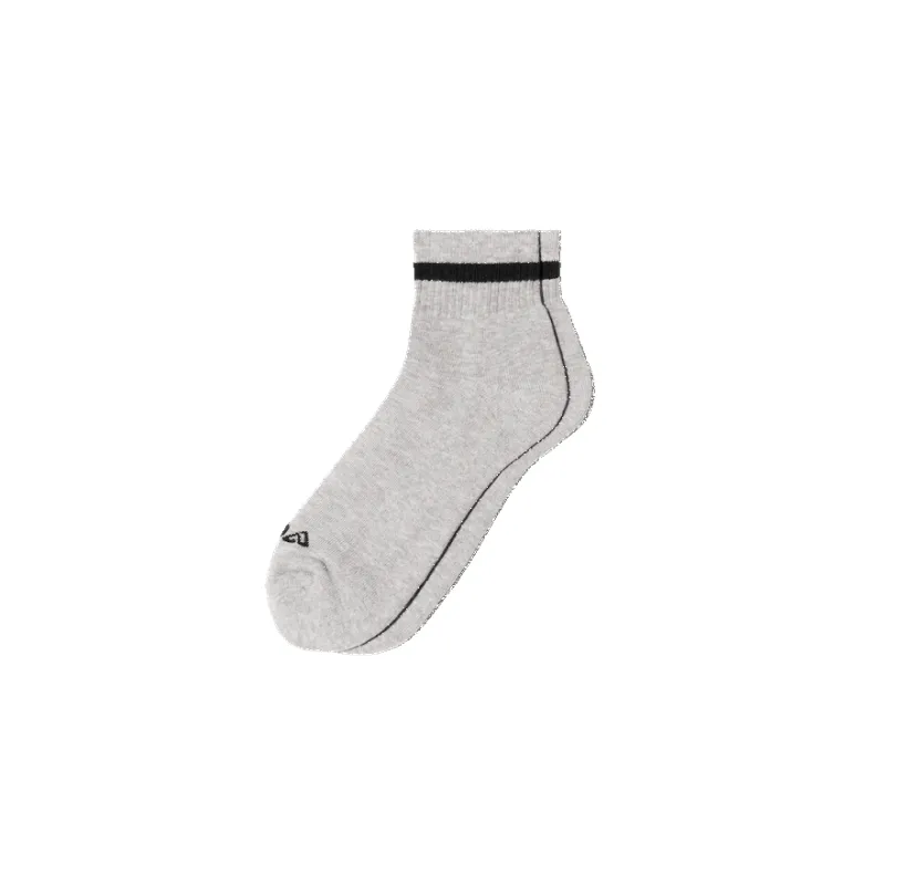 Mid Crew Socks 1 - Grey sold by Vessi
