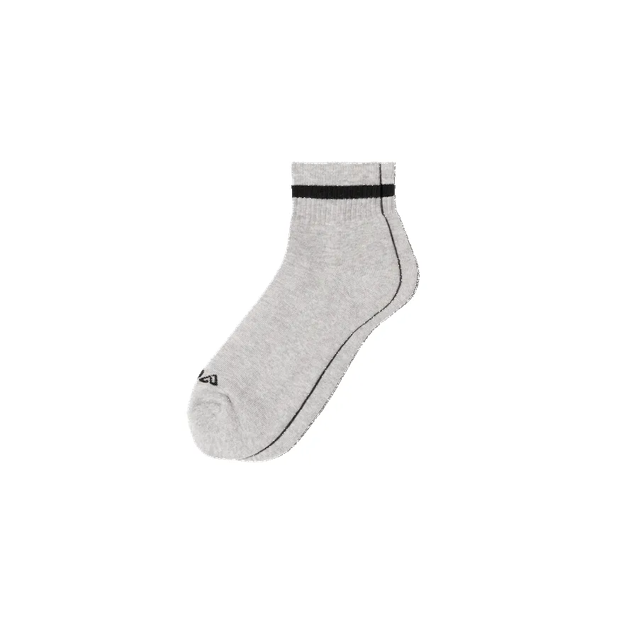 Mid Crew Socks 1 - Grey sold by Vessi