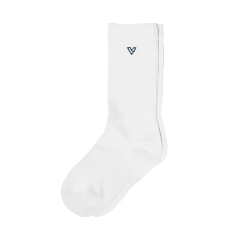 Lifestyle Crew Socks - White sold by Vessi