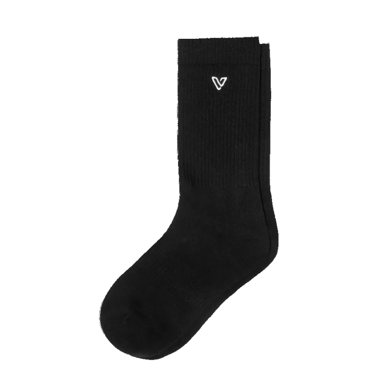 Lifestyle Crew Socks - Black sold by Vessi