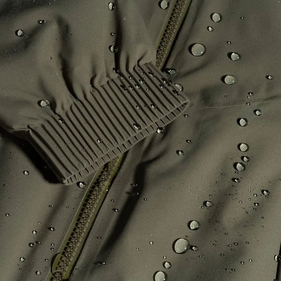 Women's Mist Bomber Jacket - Dark Moss sold by Vessi product image thumbnail 3