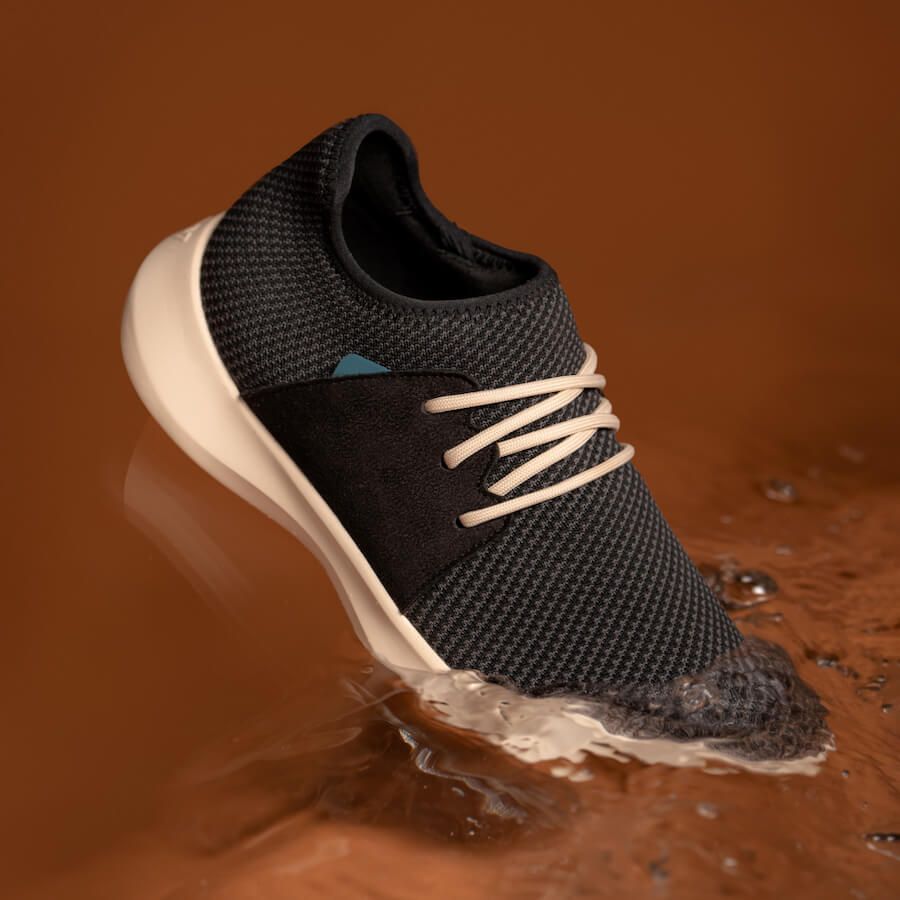 Men's Everyday Classic - Midnight Black on Off White sold by Vessi product image thumbnail 5