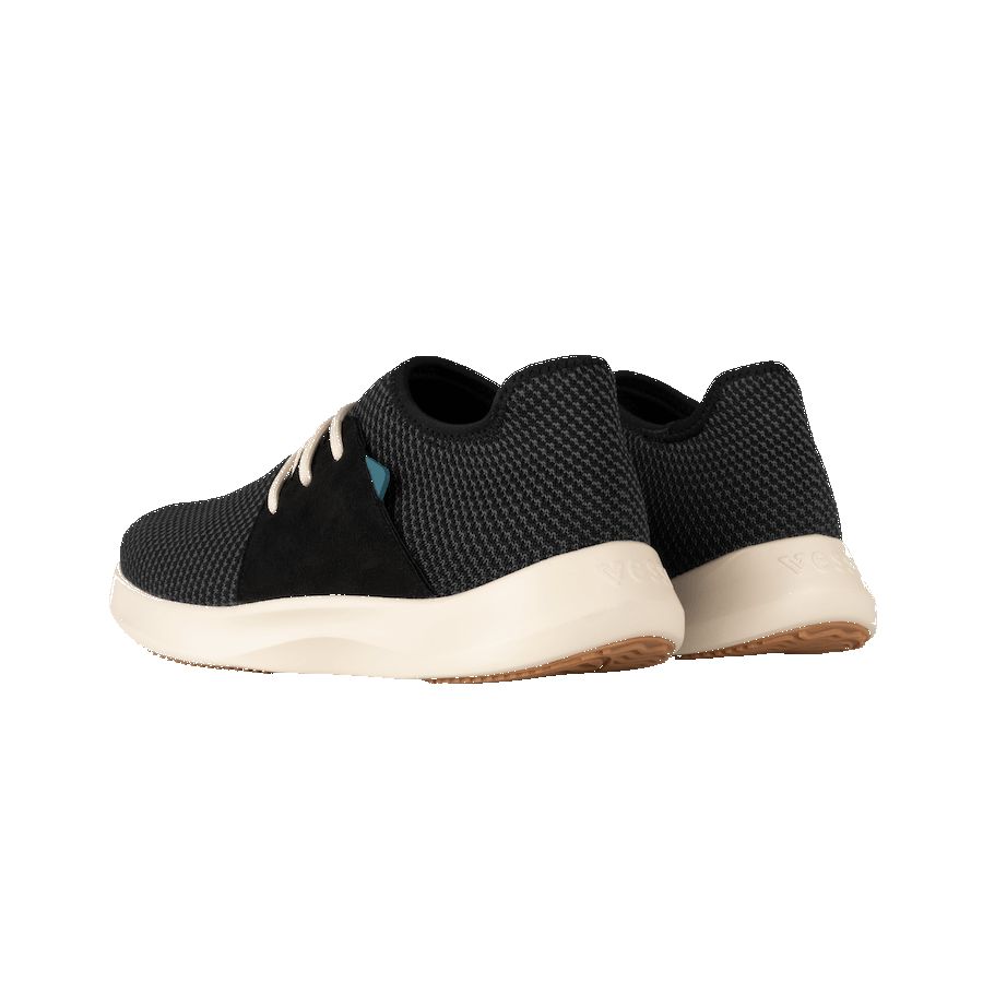 Men's Everyday Classic - Midnight Black on Off White sold by Vessi product image thumbnail 4