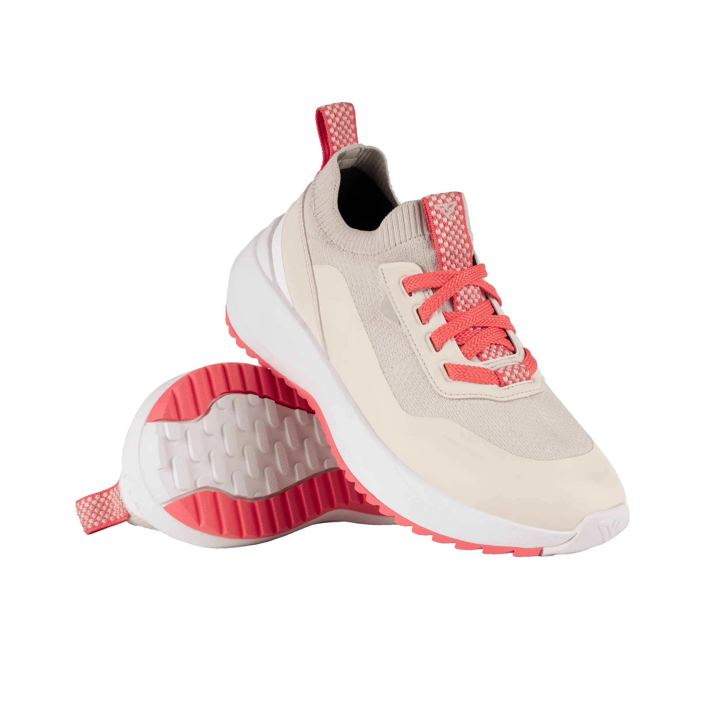 Women's Stormburst Low Top - Shell/Hyperpink sold by Vessi product image thumbnail 5