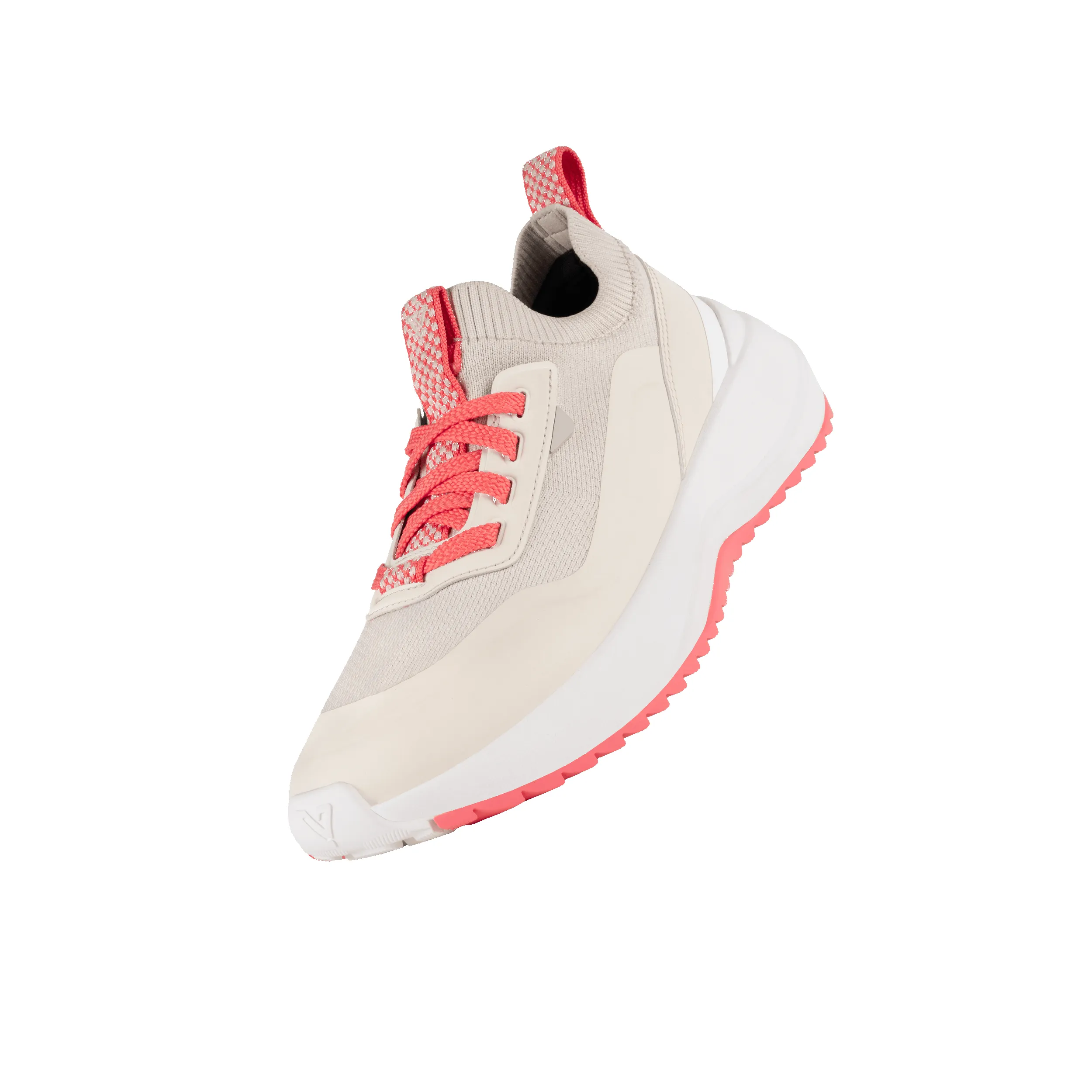 Women's Stormburst Low Top - Shell/Hyperpink sold by Vessi product image thumbnail 2