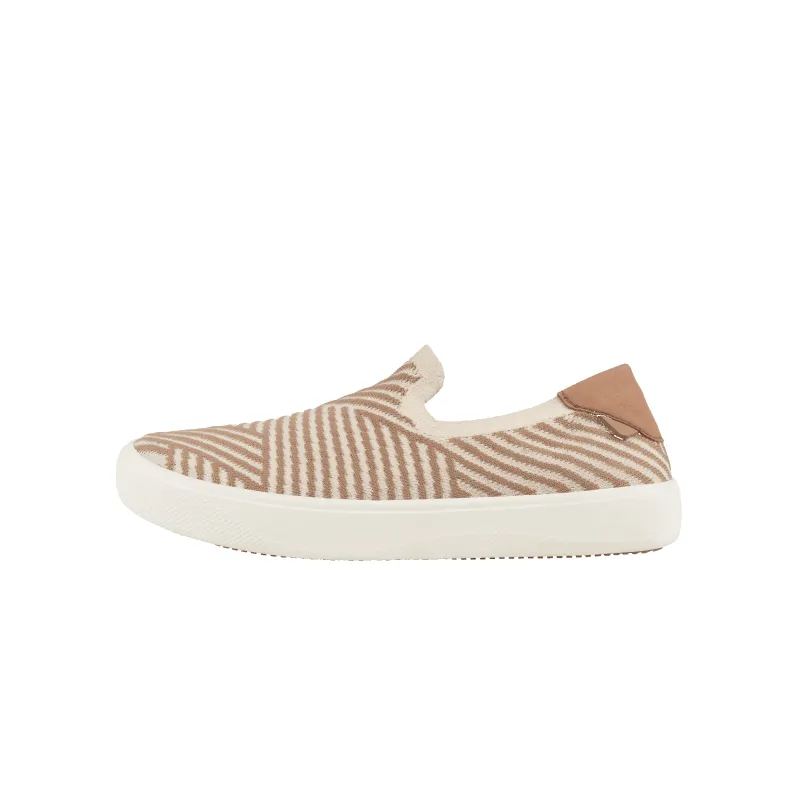 Women's Boardwalk Slip-On - Dune/Shore Zigzag made by Vessi