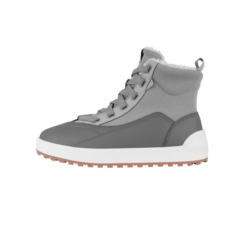 Women's Alta High Top- Mid Grey/Light Dune made by Vessi