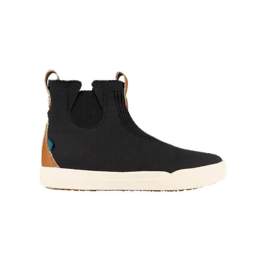 Women's Weekend Chelsea - Asphalt Black on Off-White sold by Vessi product image thumbnail 2