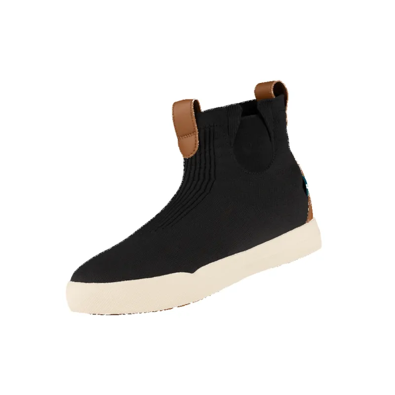 Women's Weekend Chelsea - Asphalt Black on Off-White sold by Vessi