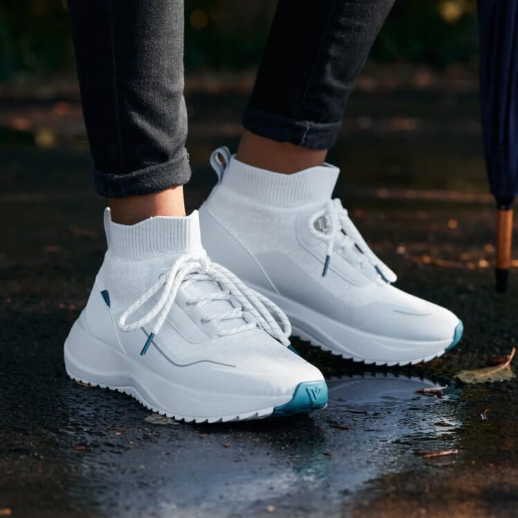 Men's Stormburst High Top - Frost White sold by Vessi product image thumbnail 5