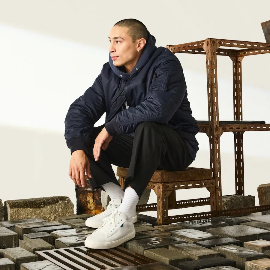 Men's Soho Sneaker - Ivory White sold by Vessi product image thumbnail 5