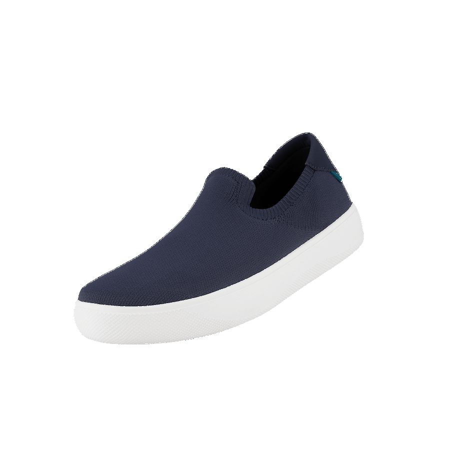 Men's Boardwalk Slip-On - Coastal Blue sold by Vessi
