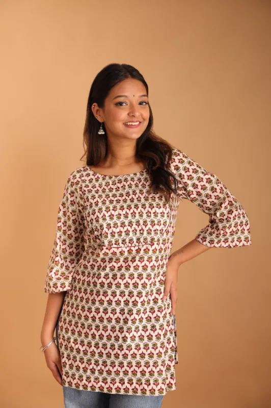 Cherry Belle Short Kurti sold by Dri by Himadri