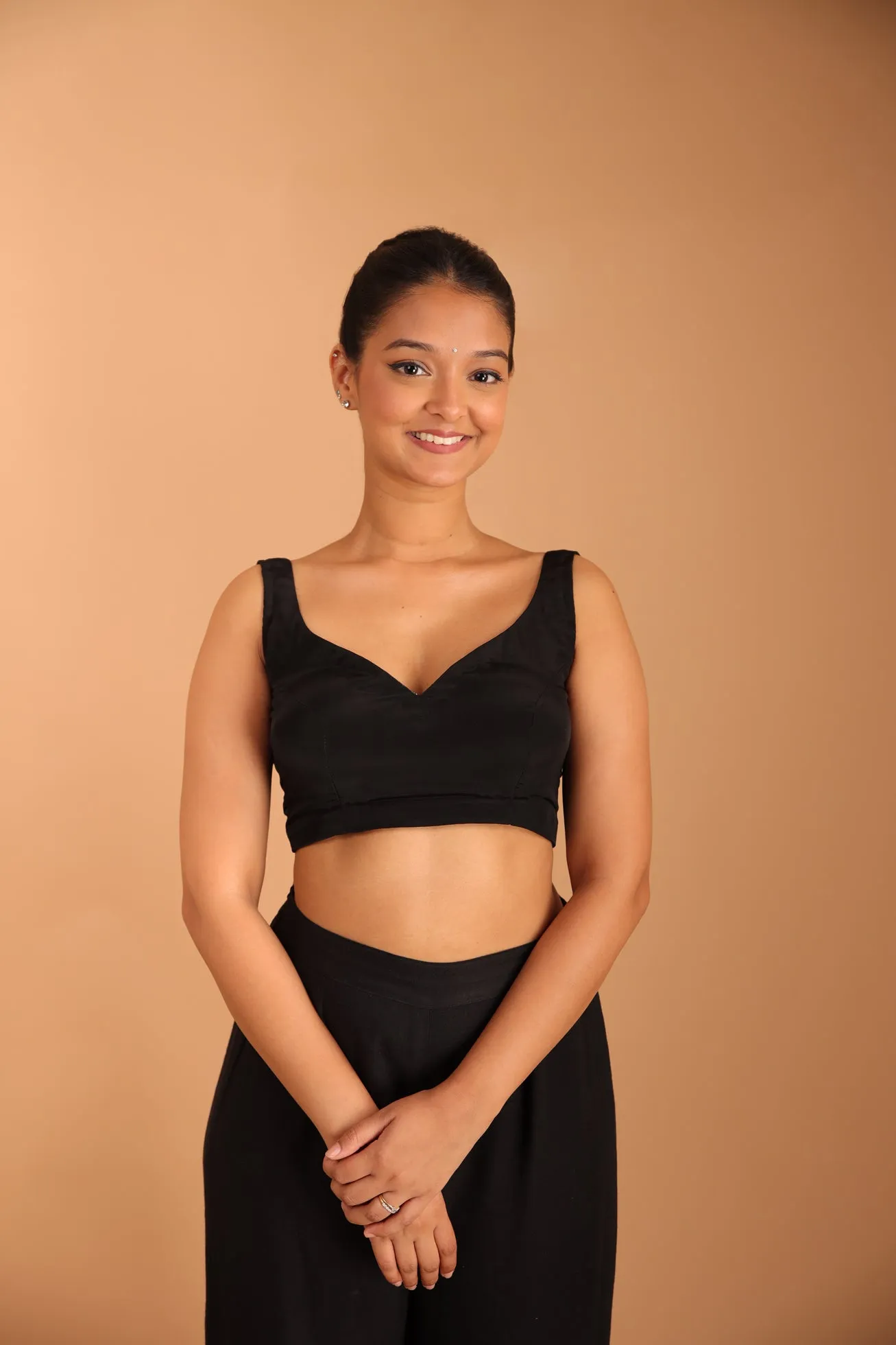 Black Betel-leaf Blouse sold by Dri by Himadri product image thumbnail 2