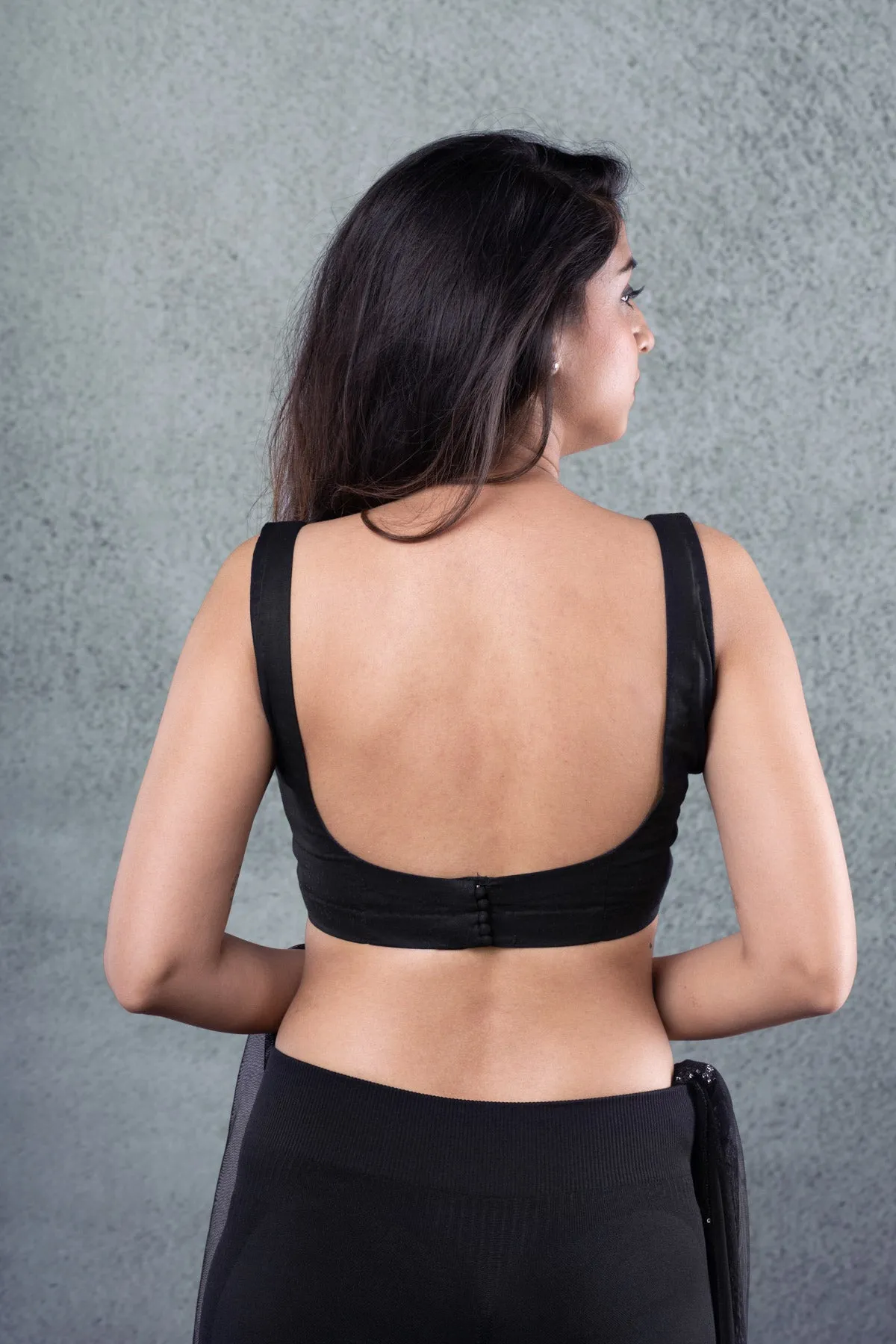 Black Rubia Sleeveless Blouse sold by Dri by Himadri product image thumbnail 3