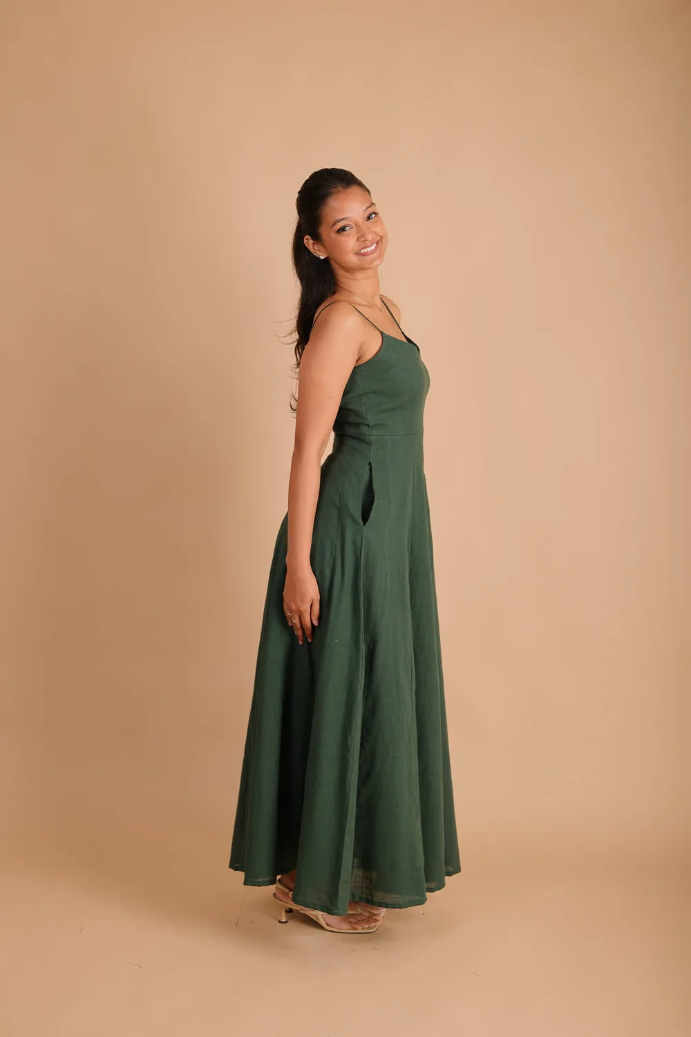 Green Maxi Dress sold by Dri by Himadri product image thumbnail 4