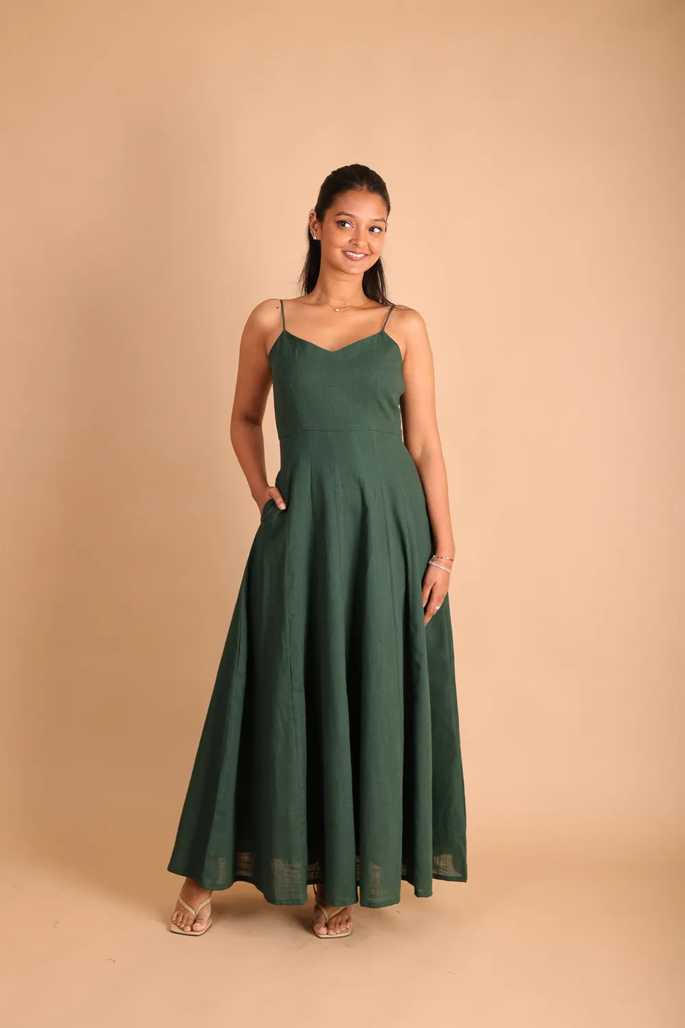 Green Maxi Dress sold by Dri by Himadri product image thumbnail 3