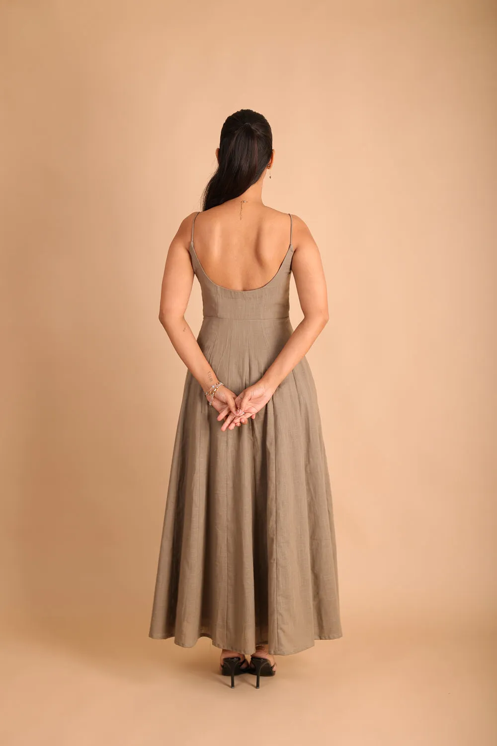 Grey Maxi Dress sold by Dri by Himadri product image thumbnail 4