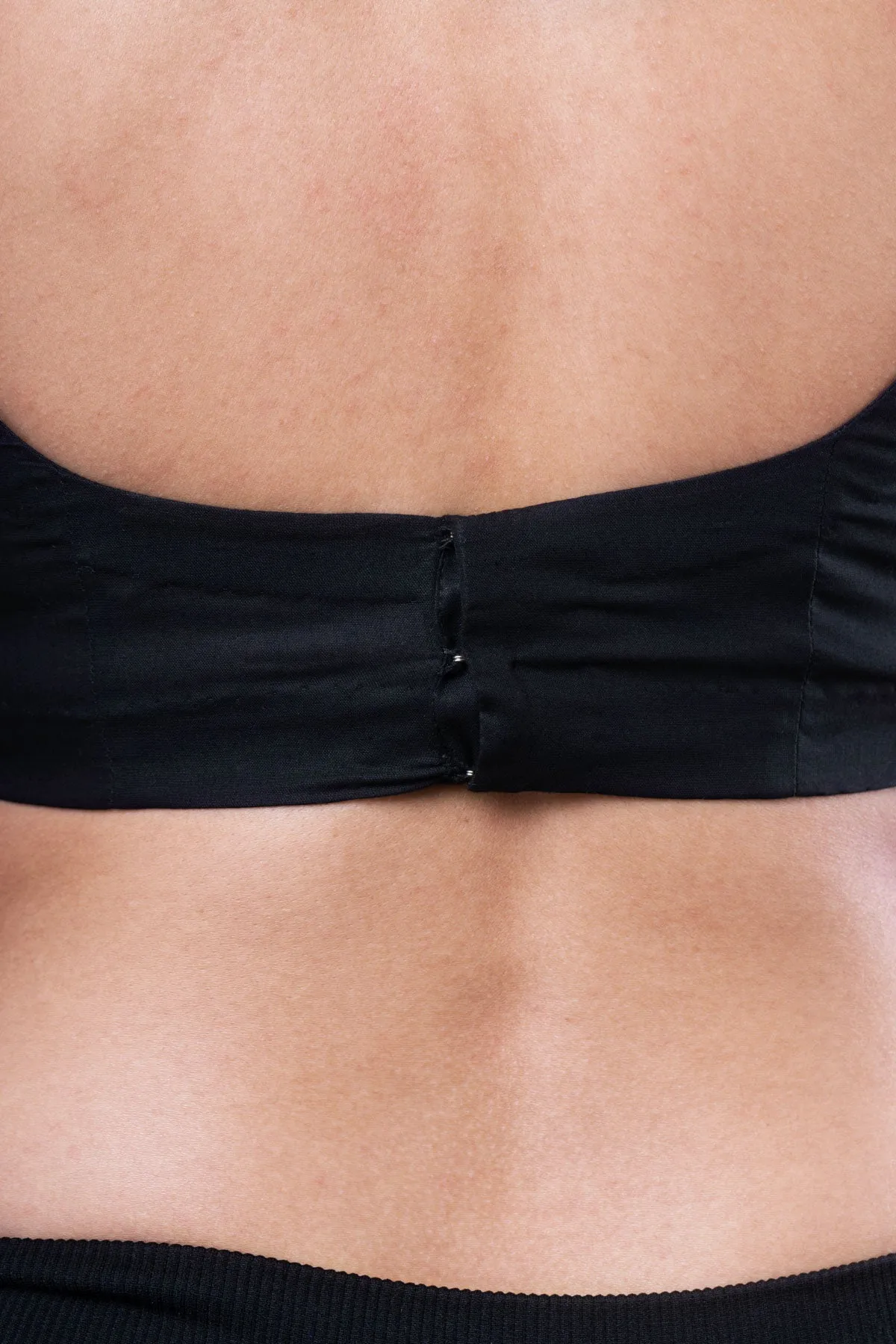 Black Rubia Quarter Sleeves Blouse sold by Dri by Himadri product image thumbnail 5