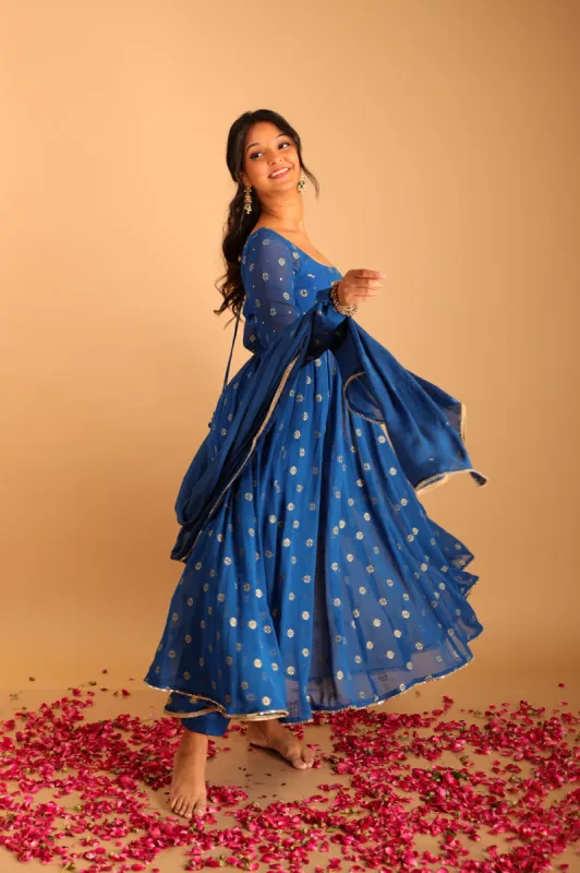 Neel Kamal Anarkali sold by Dri by Himadri