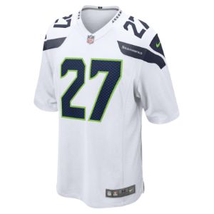 Men's Seattle Seahawks Tariq Woolen Game Jersey - White sold by The Bright Side