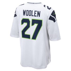 Men's Seattle Seahawks Tariq Woolen Game Jersey - White sold by The Bright Side