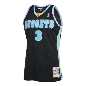 Men's Denver Nuggets Allen Iverson Mitchell & Ness Black 2006-2007 Hardwood Classics Reload 2.0 Swingman Jersey sold by The Bright Side