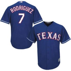 Men's Texas Rangers Ivan Rodriguez Replica Alternate Jersey - Royal sold by The Bright Side