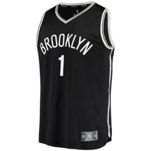 Brooklyn Nets D'Angelo Russell Fanatics Branded Replica Fast Break Icon Jersey Kids - Black | Ireland W1227N0 sold by The Bright Side