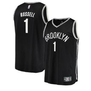 Brooklyn Nets D'Angelo Russell Fanatics Branded Replica Fast Break Icon Jersey Kids - Black | Ireland W1227N0 sold by The Bright Side