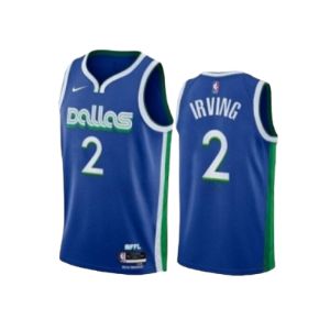 Men's Dallas Mavericks Kyrie Irving City Edition Jersey - Blue sold by The Bright Side