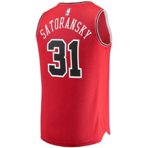 Chicago Bulls Tomas Satoransky Fanatics Branded Fast Break Player Icon Jersey Mens - Red | Ireland M4524H2 sold by The Bright Side
