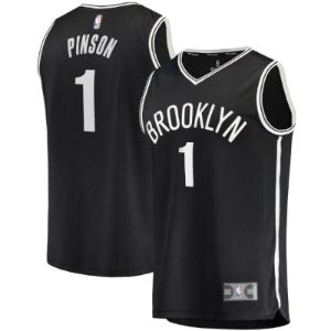 Brooklyn Nets Theo Pinson Fanatics Branded Fast Break Player Icon Jersey Mens - Black | Ireland O7377D9 sold by The Bright Side