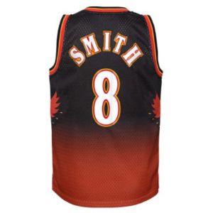 Youth Atlanta Hawks Steve Smith Mitchell & Ness Black 1996-97 Hardwood Classics Swingman Jersey sold by The Bright Side