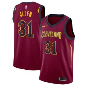 Men's Cleveland Cavaliers Jarrett Allen Icon Edition Jersey - Maroon sold by The Bright Side