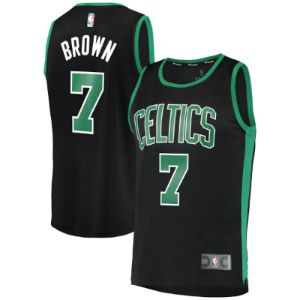 Boston Celtics Jaylen Brown Fanatics Branded Replica Fast Break Statement Jersey Mens - Black | Ireland S3586V9 sold by The Bright Side