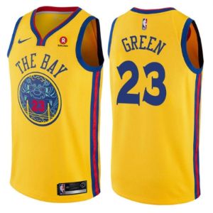 Men's Golden State Warriors Draymond Green City Edition Jersey Gold sold by The Bright Side