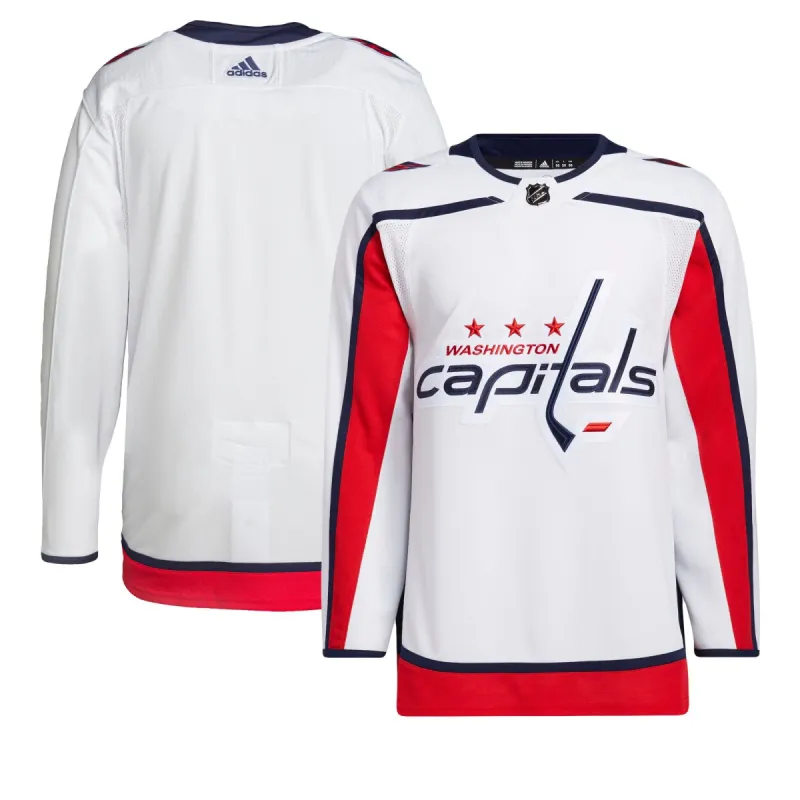 Washington Capitals adidas Away Primegreen Authentic Pro Jersey - White sold by The Bright Side