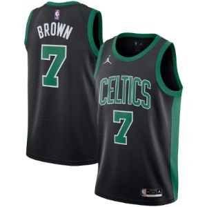 Men's Boston Celtics Jaylen Brown Statement Jersey Black sold by The Bright Side
