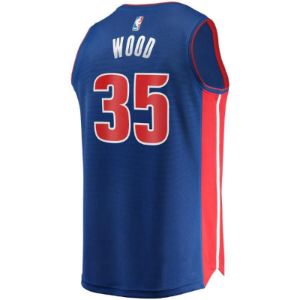 Detroit Pistons Christian Wood Fanatics Branded Replica Fast Break Player Team Icon Jersey Mens - Blue | Ireland H8543Q3 sold by The Bright Side