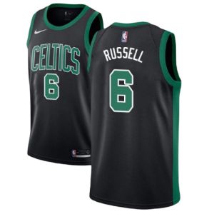 Men's Boston Celtics Bill Russell Statement Edition Jersey - Black sold by The Bright Side