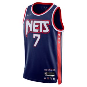 Men's Brooklyn Nets Kevin Durant Jersey City Edition - Navy sold by The Bright Side