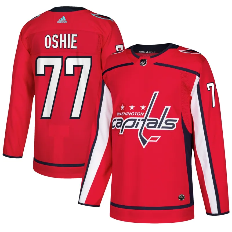TJ Oshie Washington Capitals adidas Authentic Player Jersey - Red sold by The Bright Side