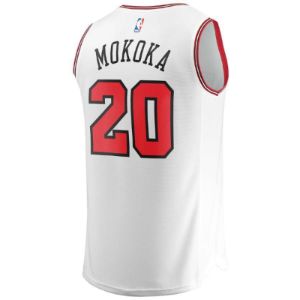 Chicago Bulls Adam Mokoka Fanatics Branded Fast Break Player Association Jersey Kids - White | Ireland M6437J5 sold by The Bright Side