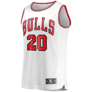 Chicago Bulls Adam Mokoka Fanatics Branded Fast Break Player Association Jersey Kids - White | Ireland M6437J5 sold by The Bright Side